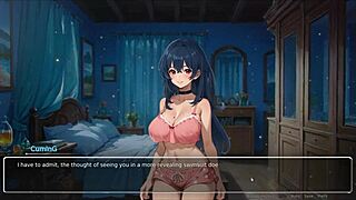 Blurring walls in romance hentai game ep 4, exhibitionist gf confesses