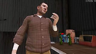 Cristina ends up getting drilled by two mechanics at the workshop