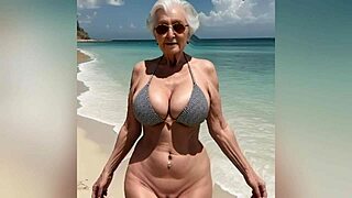 Granny Showing Her Sexy Bikini with Dirty Talk - Watch Nude?