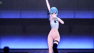 Wow, check out MMD R-18 Suisei stripping in Luvoratorrrrry!