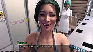 Stranded in Space 122: Curvy Fat Anime Babe Becomes Master's Apprentice in 3D Cartoon Game