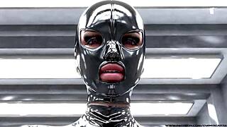 I’m obsessed with hardcore BDSM metal bondage by CyberCaptain.