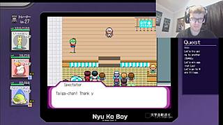 accidents lead to encounters at indoor pool in pokemon parody hentai game