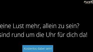 German milf cheats in gay threesome with fingering and masturbation