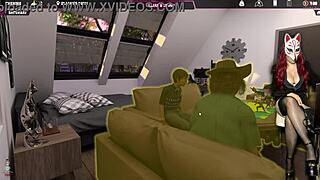 steps of debauchery in this cartoon cosplay