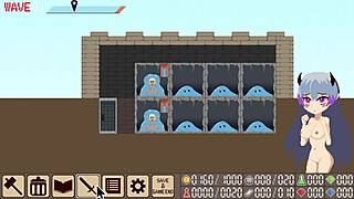 Slimes Dominate Demon King Castle in Wild 3D Hentai Raid.