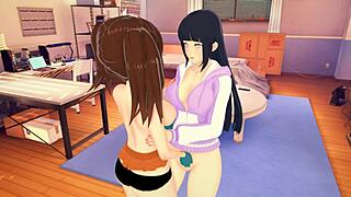 Holy Crap! Lesbian Hinata and Diane Clash in Wild 3D Anime Action!