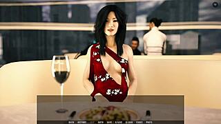 Footjob In Restaurant - Cute Outfit Sex In 3D Tales!
