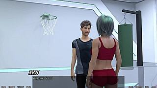Stranded in space basketball match against femdom mistress
