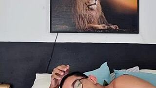 he called me to study but got my black cock in his ass, oops