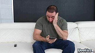 I watched heather red, the hot redhead milf, get fucked hard with big tits and cumshot.