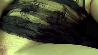 Blondebunny8 fucks pussy with big dildo