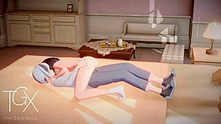 Anime hentai futanari games with sexy girl doing blowjob, cowgirl, and anal in wild positions!