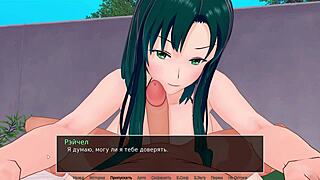 3D animated blowjob and assfucking in a cartoon video