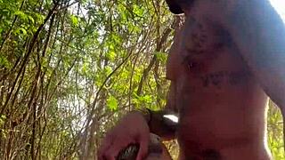 Big black hetero guy finds young guy thirsty for dick and fucks him hard!