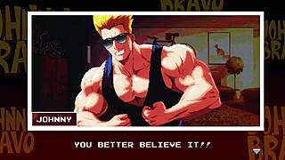 johnny bravo shows off his bravado in public antics