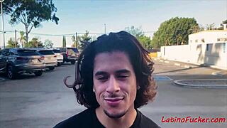 Brunette Latin Teen Rides for Cash in Gay Encounter