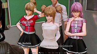 Harem hotel 202 in anime and hentai style