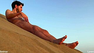 Gay Nudist Beach Blowjob in Forest, Heart Racing Moment
