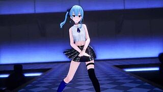 Wow, check out MMD R-18 Suisei stripping in Luvoratorrrrry!
