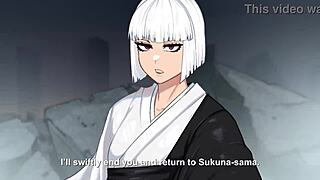 Hakari battles Uraume in this anime scene.