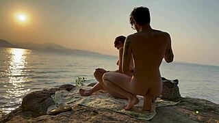 so, i just asked this stranger for sunscreen at a nudist beach!