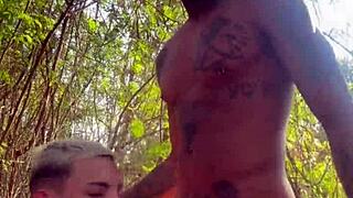 Big black hetero guy finds young guy thirsty for dick and fucks him hard!