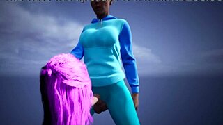 just watching these 3d futa teens dominate with deepthroat blowjobs