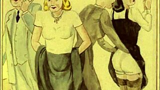 Ever seen a vintage erotic drawing like this?