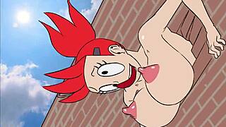 Frankie Trapped in Wall for Intense Hentai Anal Action