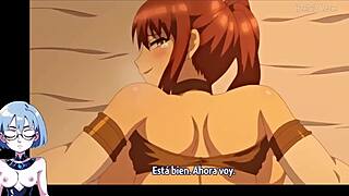 in the isekai harem world, monogatari unfolds with hentai adventures and big tits.