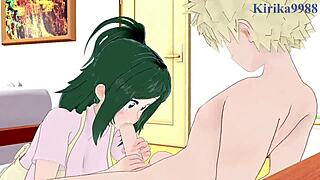 Inko Midoriya And Katsuki Bakugo Intense Sex - My Hero Academia Hentai