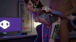 cartoon characters engage in hentai adventures