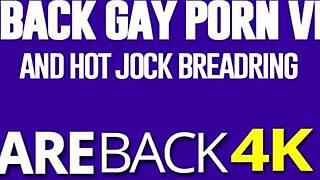 Hey, watch this artistic gay guy get a rimjob and blowjob from a tattooed hunk.