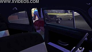 Hot Rod Dancer Alexxa Twerks Her Ass in Solo 3D Hentai Animation