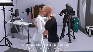Behind the scenes of porno casting in Sims 4 3D animation