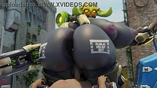 big 3d overwatch orisa compilation