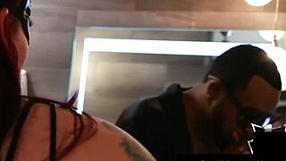 hot crazy stalker jasmeen lefleur ties up for wild creampie action