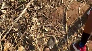 Big black hetero guy finds young guy thirsty for dick and fucks him hard!