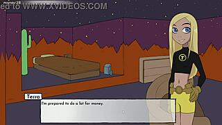 eighteen titans part ten in animated hentai game series with teen characters