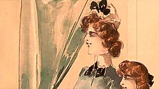 Vintage Erotic Drawings Featuring Antique Cartoon Characters