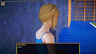 my new family game with blonde small tits