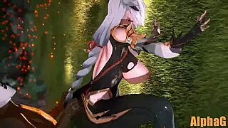 Shenhe in Wild Anime Hentai Action. Explosive Scenes Push Boundaries With Raw Intensity Every Moment.