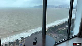 froze time with maid in hotel, ended with huge creampie, oops!