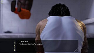 chained teen gets her tits fucked by big cock in 3d hentai game