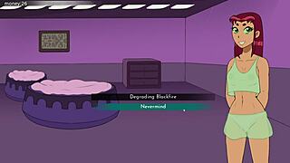 blackfire gets wild in 18titans part 14 😈