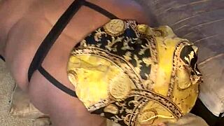 Who knew Christmas could get this wild with a monster cock creampie surprise?