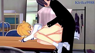 Watch Chiaki Kanda and Kotone Hara in intense hentai sex