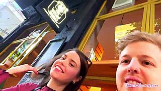 teenie jamie young films juicy cum dripping in athens homemade vlog