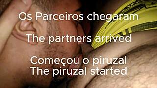 novinho from app shares night with two partners, taking big cocks and cum all night 😏